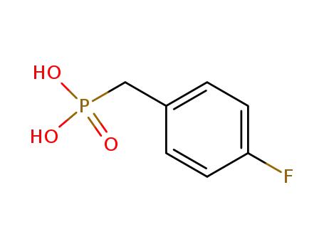 Molecular Structure of 80395-14-8 (Phosphonic acid, [(4-fluorophenyl)methyl]-)