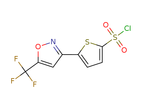 5-[5-(Trifluoromethyl)isoxazol-3-yl]thiophene-2-sulfonyl chloride