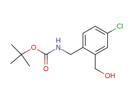 Carbamic acid, [[4-chloro-2-(hydroxymethyl)phenyl]methyl]-,1,1-dimethylethyl ester (9CI)