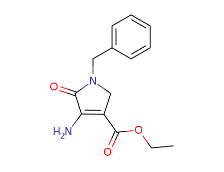 53720-95-9,ethyl 4-aMino-1-benzyl-5-oxo-2,5-dihydro-1H-pyrrole-3-carboxylate,ethyl 4-amino-1-benzyl-5-oxo-2,5-dihydro-1H-pyrrole-3-carboxylate;1-Benzyl-3-amino-4-carbethoxy-2-oxo-3-pyrrolin;4-amino-1-benzyl-5-oxo-2,5-dihydro-pyrrole-3-carboxylic acid ethyl ester;