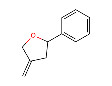 Molecular Structure of 80997-79-1 (Furan, tetrahydro-4-methylene-2-phenyl-)