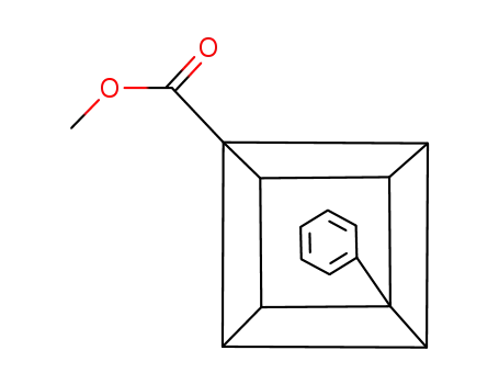 Molecular Structure of 123675-82-1 (METHYL 4-PHENYLCUBANECARBOXYLATE)