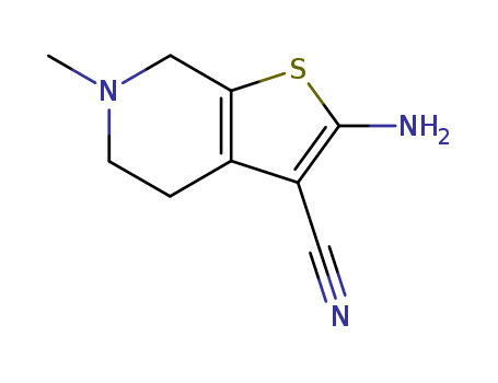 2-Amino-6-methyl-4,5,6,7-tetrahydrothieno[2,3-c]pyridine-3-carbonitrile