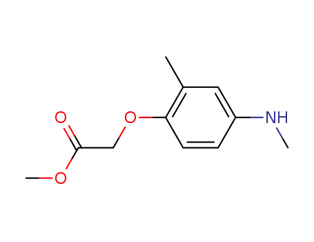 Acetic acid, [2-methyl-4-(methylamino)phenoxy]-, methyl ester (9CI)