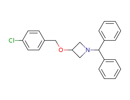 Molecular Structure of 232599-02-9 (1-benzhydryl-3-(4-chlorobenzyloxy)azetidine)