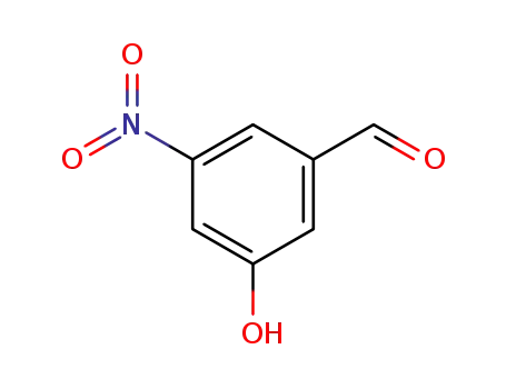 Molecular Structure of 193693-95-7 (Benzaldehyde, 3-hydroxy-5-nitro-)