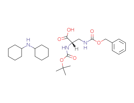 Molecular Structure of 65710-58-9 (BOC-DAP(Z)-OH DCHA)