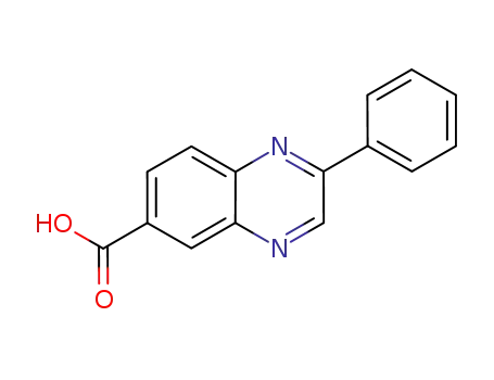 Molecular Structure of 71897-04-6 (2-PHENYLQUINOXALINE-6-CARBOXYLIC ACID)