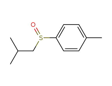 Molecular Structure of 77919-66-5 (Isobutyl-p-methylphenyl sulfoxide)