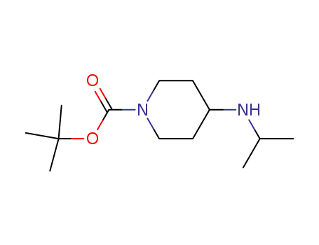 Molecular Structure of 534595-51-2 (1-Boc-4-Isopropylaminopiperidine)