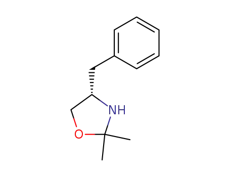 Molecular Structure of 144899-41-2 (Oxazolidine, 2,2-dimethyl-4-(phenylmethyl)-, (4S)-)