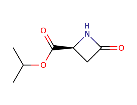 Molecular Structure of 155878-39-0 ((S)-4-isopropoxycarbonyl-2-azetidinone)