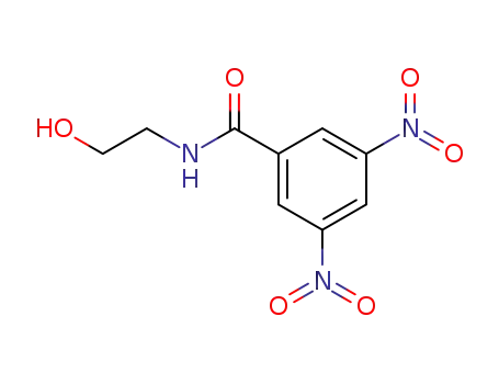 Molecular Structure of 79883-94-6 (N-(2-hydroxyethyl)-3,5-dinitrobenzamide)