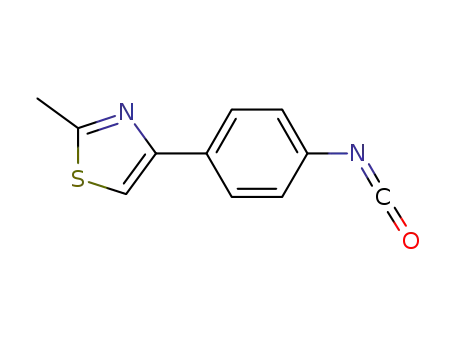 Molecular Structure of 857283-94-4 (4-(4-ISOCYANATOPHENYL)-2-METHYL-1,3-THIAZOLE)