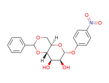 Molecular Structure of 58056-41-0 (4-Nitrophenyl4,6-O-benzylidene-a-D-mannopyranoside)