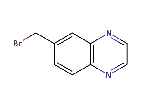 Molecular Structure of 53967-21-8 (6-(bromomethyl)quinoxaline)