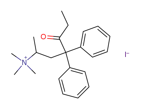 Molecular Structure of 5394-92-3 (N,N,N-trimethyl-5-oxo-4,4-diphenylheptan-2-aminium)