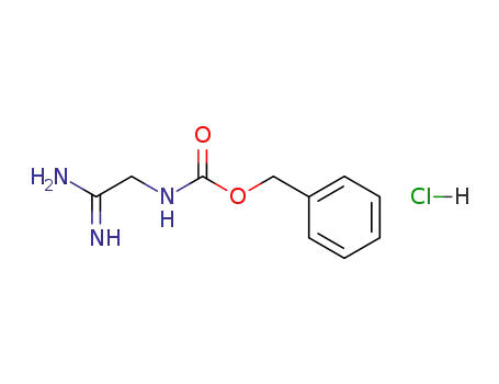 Molecular Structure of 50850-19-6 (Carbamicacid,(2-amino-2-iminoethyl)-,phenylmethylester,monohydrochloride)