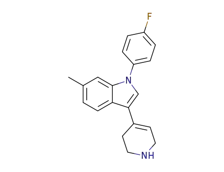 1H-Indole, 1-(4-fluorophenyl)-6-methyl-3-(1,2,3,6-tetrahydro-4-pyridinyl)-