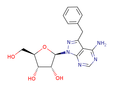 4-Amino-3-benzyl-1H-pyrazolo[3,4-d]pyrimidine1-b-D-ribofuranose