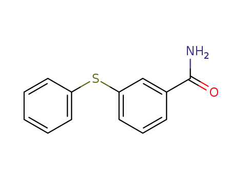 Molecular Structure of 106380-90-9 (Benzamide, 3-(phenylthio)-)