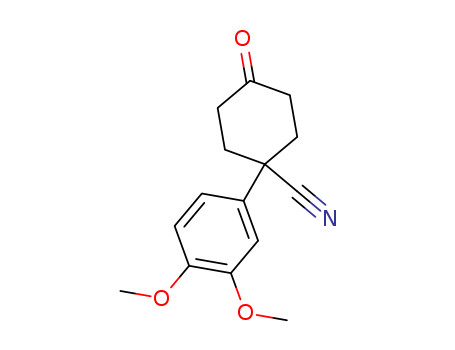 Cyclohexanecarbonitrile, 1-(3,4-dimethoxyphenyl)-4-oxo-