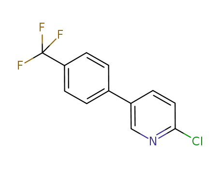 Molecular Structure of 577967-78-3 (Pyridine, 2-chloro-5-[4-(trifluoromethyl)phenyl]-)