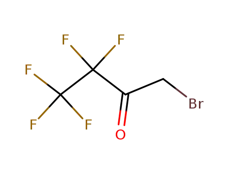 Molecular Structure of 92737-01-4 (1-BROMO-3,3,4,4,4-PENTAFLUORO-2-BUTANONE)