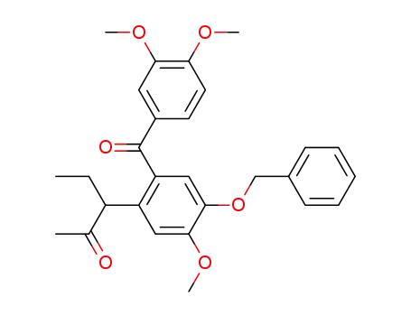 2-Pentanone,
3-[2-(3,4-dimethoxybenzoyl)-5-methoxy-4-(phenylmethoxy)phenyl]-