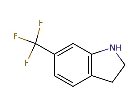 Molecular Structure of 181513-29-1 (6-(Trifluoromethyl)indoline)