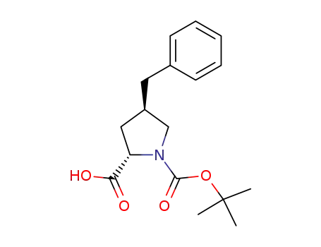 Molecular Structure of 153074-95-4 (BOC-(R)-GAMMA-BENZYL-L-PROLINE)