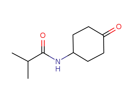 Molecular Structure of 86996-25-0 (Propanamide, 2-methyl-N-(4-oxocyclohexyl)-)