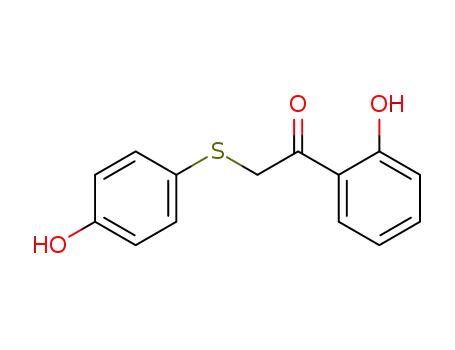 Molecular Structure of 333957-79-2 (2'-hydroxy-2-(4-hydroxyphenylthio)acetophenone)