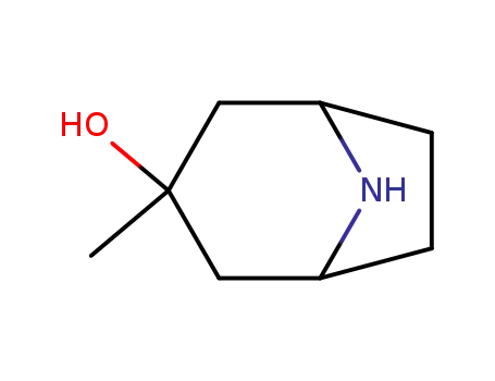 Molecular Structure of 252723-22-1 (8-Azabicyclo[3.2.1]octan-3-ol, 3-methyl-)