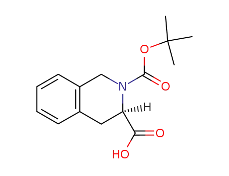 Molecular Structure of 115962-35-1 (BOC-D-TIC-OH)