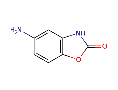 Molecular Structure of 14733-77-8 (2(3H)-Benzoxazolone,5-amino-(9CI))