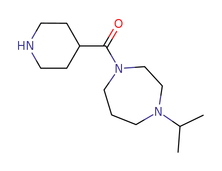 Molecular Structure of 799557-70-3 ((4-Isopropyl-[1,4]diazepan-1-yl)-piperidin-4-ylmethanone)