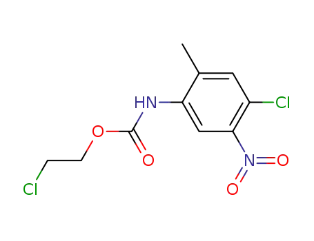 Molecular Structure of 173552-30-2 (2-chloroethyl-N-[(4-chloro-2-methyl-5-nitro)phenyl]-carbamate)