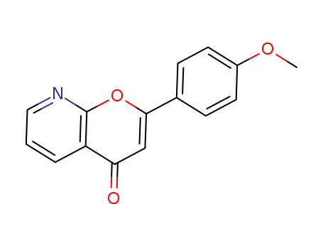 Molecular Structure of 884500-82-7 (4H-Pyrano[2,3-b]pyridin-4-one, 2-(4-methoxyphenyl)-)
