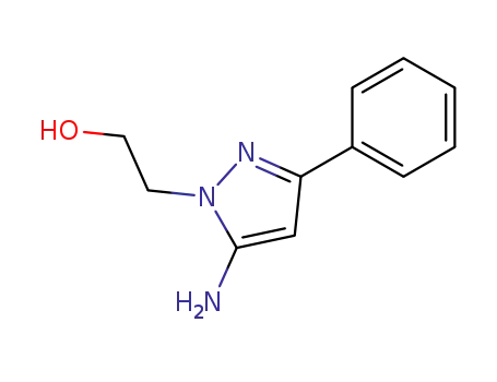 Molecular Structure of 14085-42-8 (2-(5-AMINO-3-PHENYL-1H-PYRAZOL-1-YL)ETHANOL)