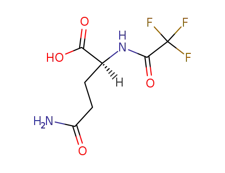 Molecular Structure of 2419-34-3 (N-TRIFLUOROACETYL-L-GLUTAMINE)