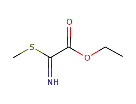 Molecular Structure of 79437-69-7 (Acetic acid, imino(methylthio)-, ethyl ester)