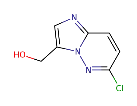 Molecular Structure of 675580-49-1 (6-CHLORO-IMIDAZO[1,2-B]PYRIDAZINE-3-METHANOL)