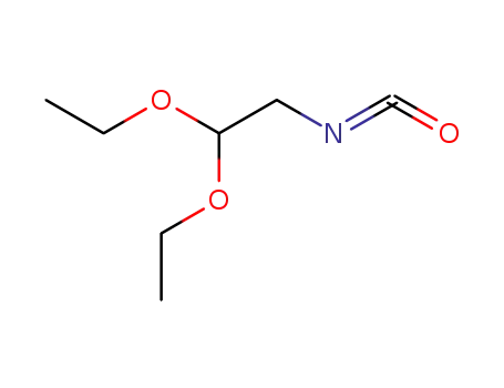 Molecular Structure of 28558-91-0 (1,1-diethoxy-2-isocyanatoethane)