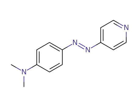 Molecular Structure of 63019-82-9 (N,N-dimethyl-4-[(E)-pyridin-4-yldiazenyl]aniline)