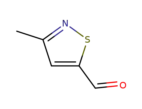 Molecular Structure of 88511-32-4 (5-Isothiazolecarboxaldehyde, 3-methyl- (7CI, 9CI))