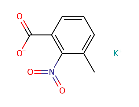 Molecular Structure of 80841-44-7 (potassium 3-methyl-2-nitrobenzoate)