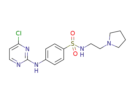 4-(4-chloro-pyrimidin-2-ylamino)-N-(2-pyrrolidin-1-yl-ethyl)-benzenesulfonamide