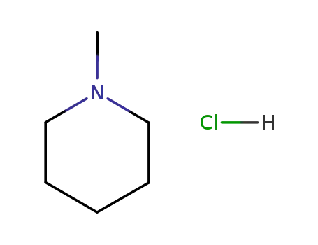 Molecular Structure of 17874-59-8 (Piperidine, 1-methyl-, hydrochloride)