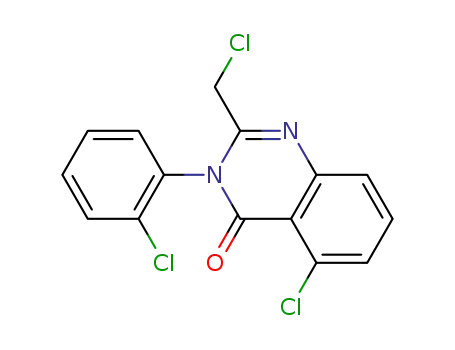 5-Chloro-2-chloromethyl-3-(2-chlorophenyl)-3H-quinazolin-4-one